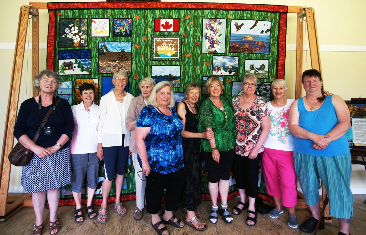 Saltair Quilters Canada 150 Quilt of Saltair 