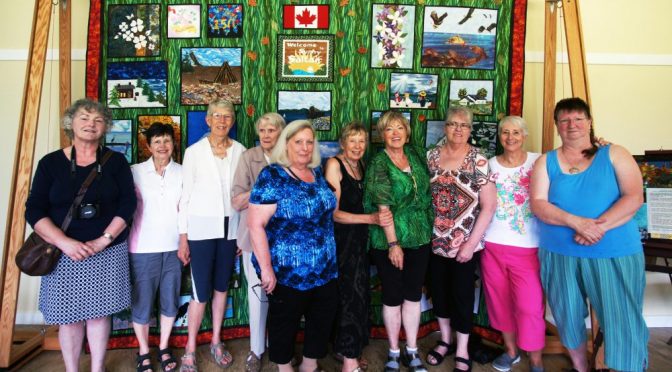 Saltair’s Canada 150th Quilt on Exhibit