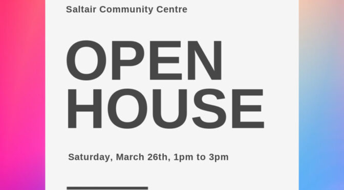 Saltair Community Centre Open House